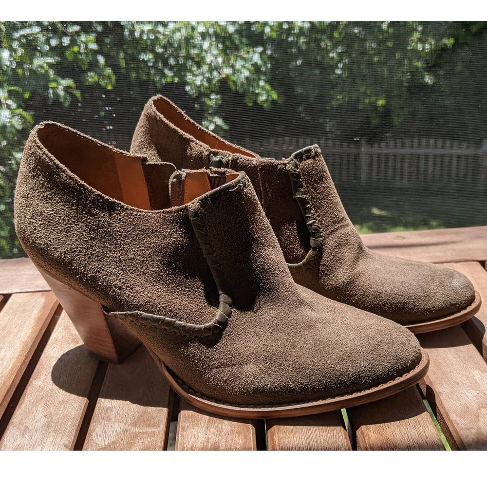 Jack Rogers Women's Kyle Suede Boot Olive Green Size 6.5